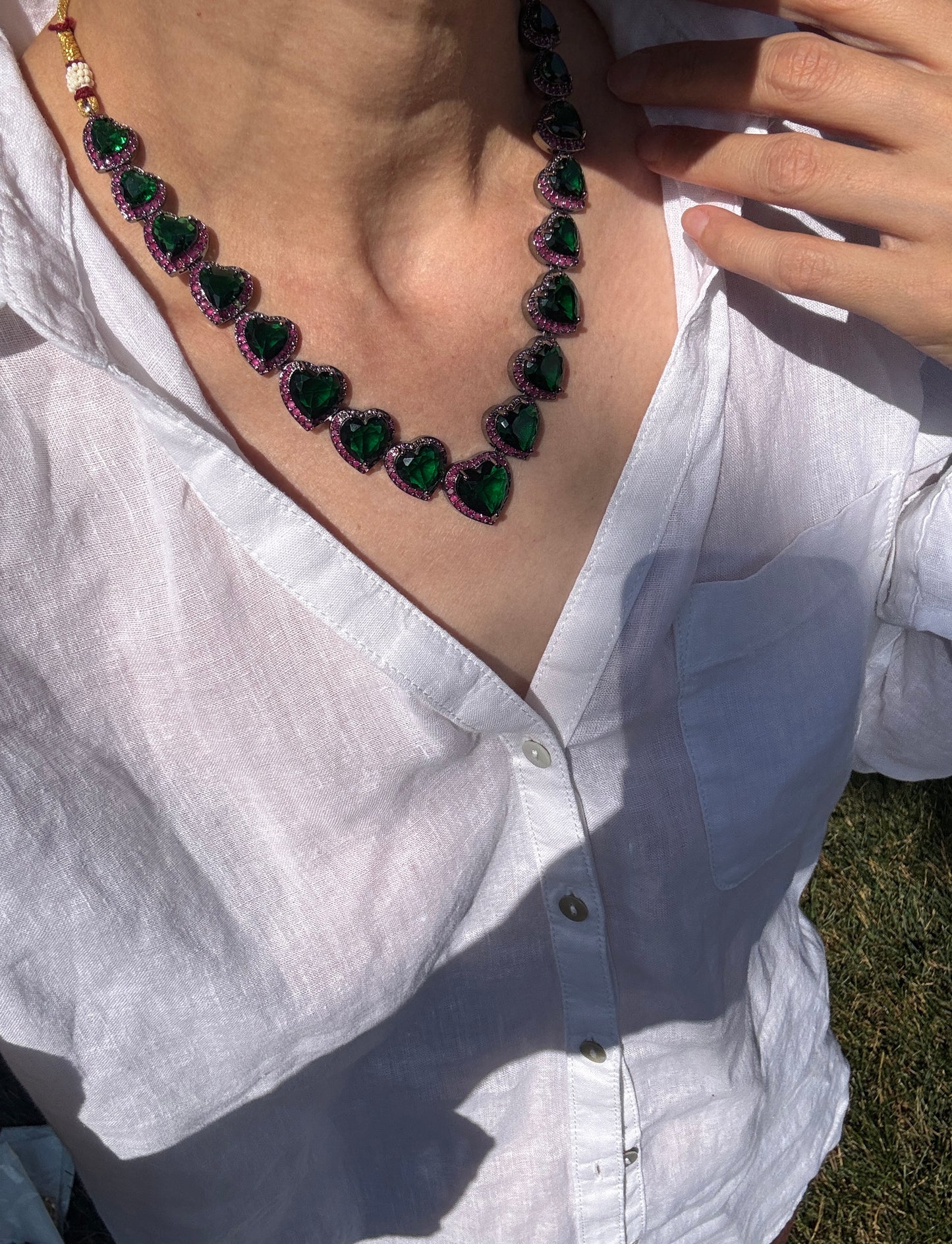 Emerald Ruby Hearts Designer Set