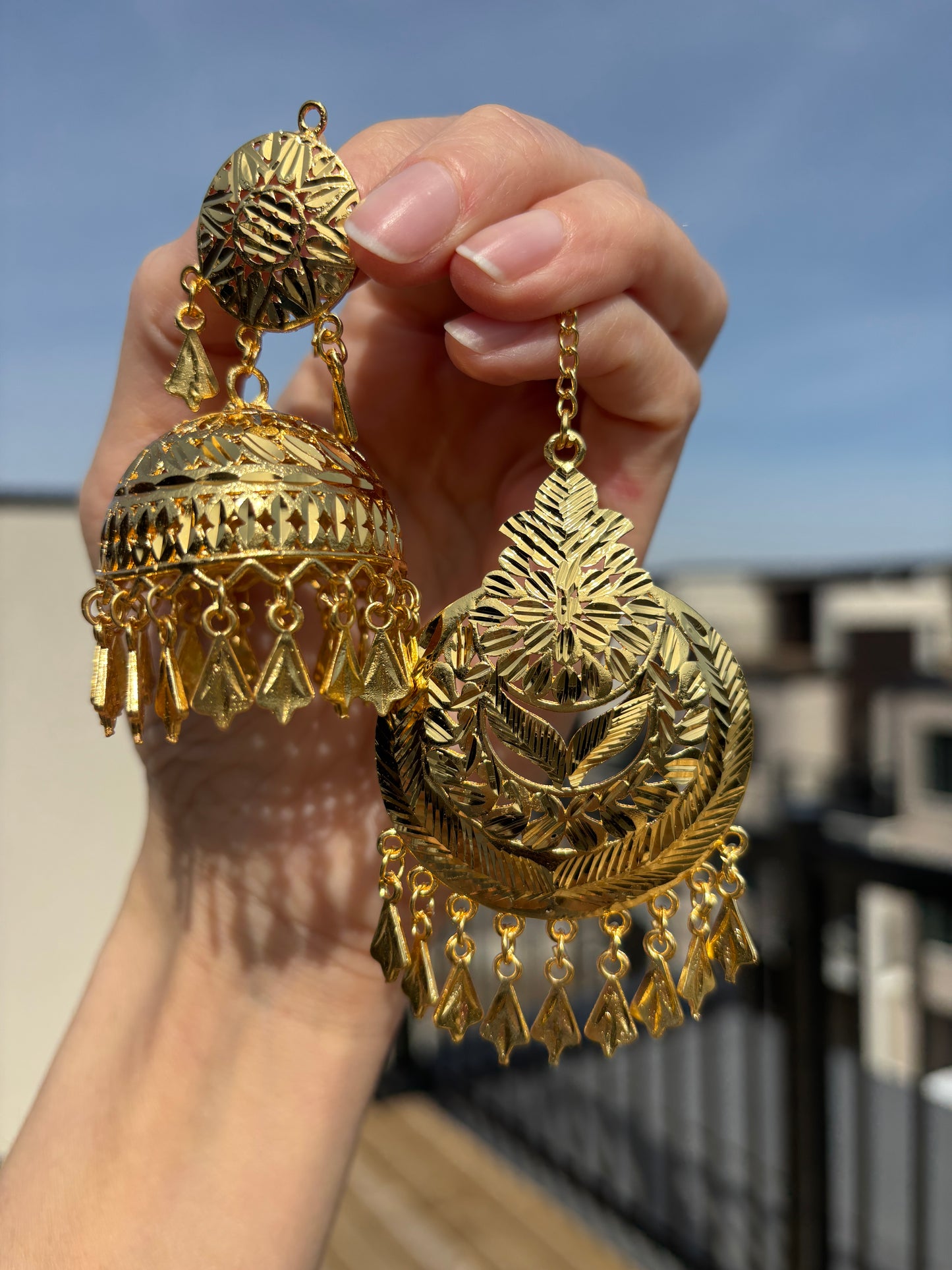 Maharani Earrings 1gm Gold