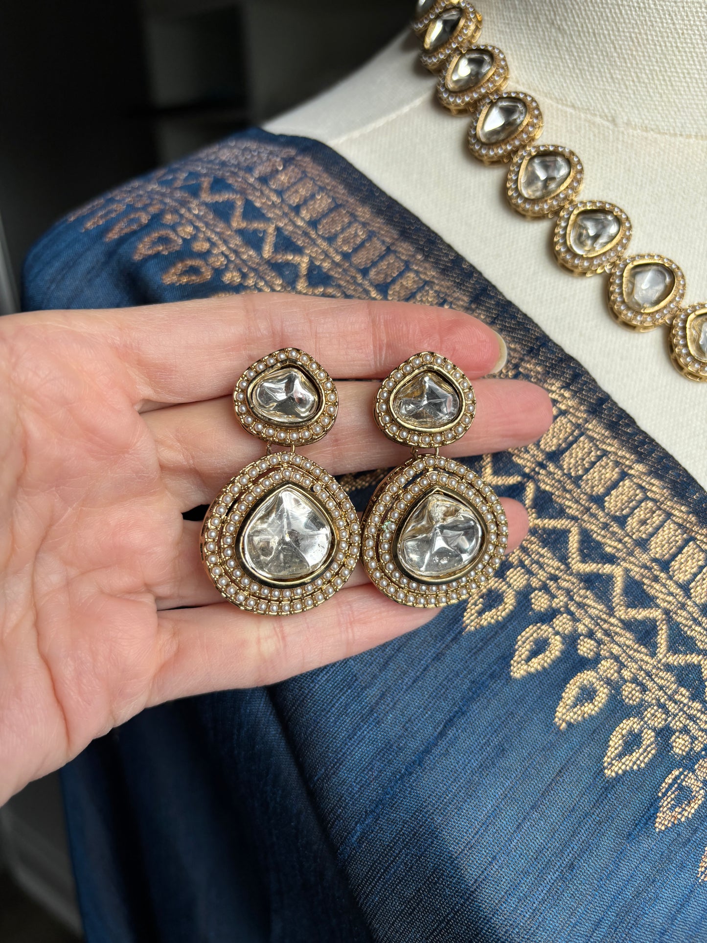 Polki & Pearls Set