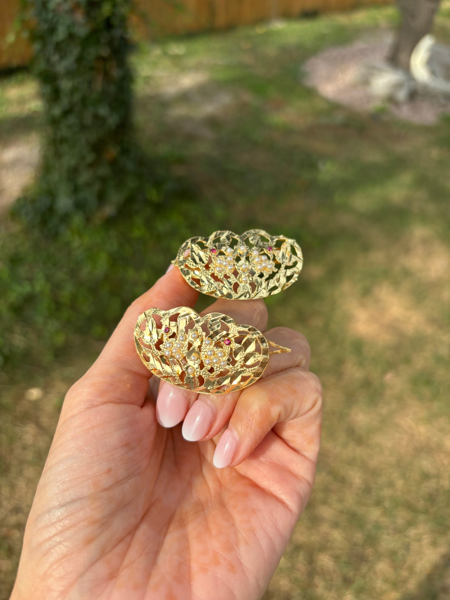 Shop Jadau Hair Clips - Hair Accessories Online | Begum’s Gems