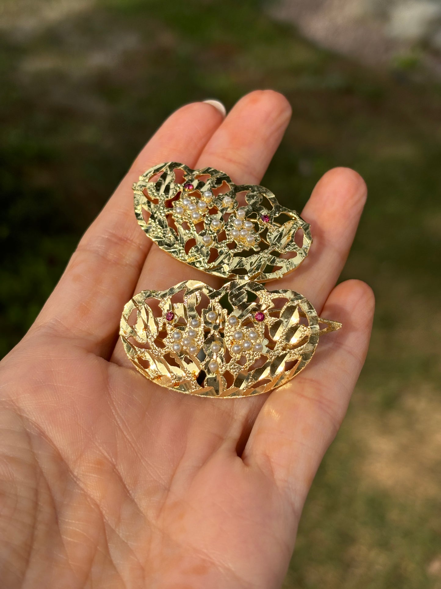 Shop Jadau Hair Clips - Hair Accessories Online | Begum’s Gems