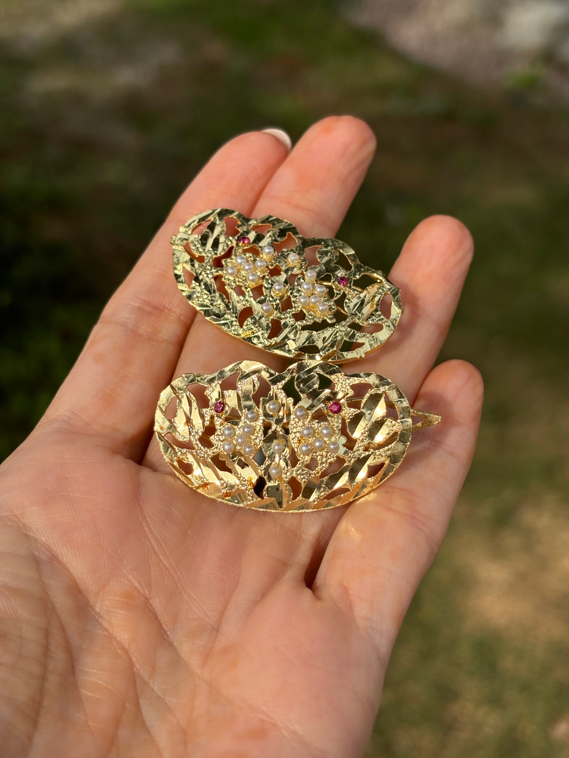 Shop Jadau Hair Clips - Hair Accessories Online | Begum’s Gems