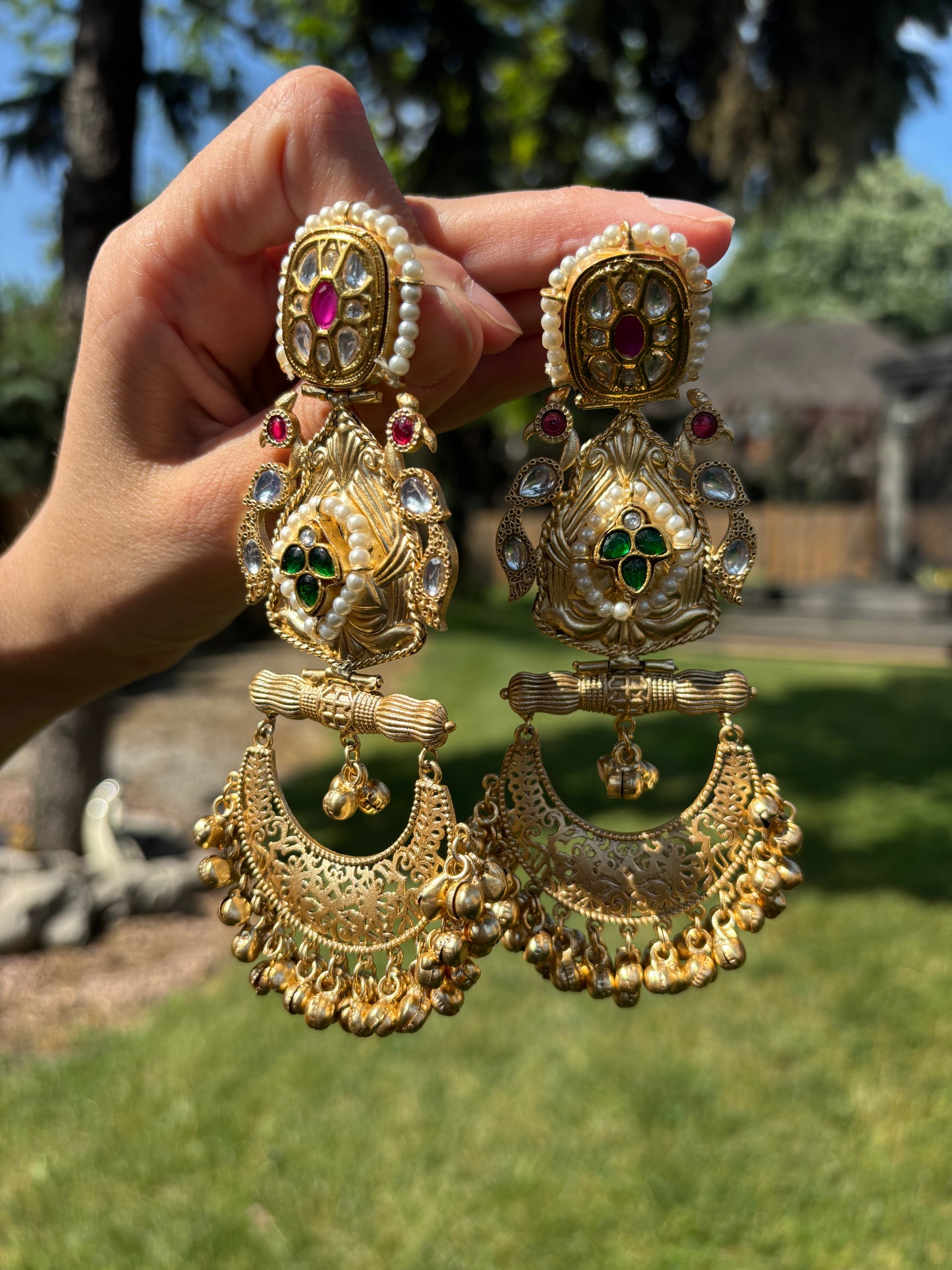 Amrapali inspired boho earrings