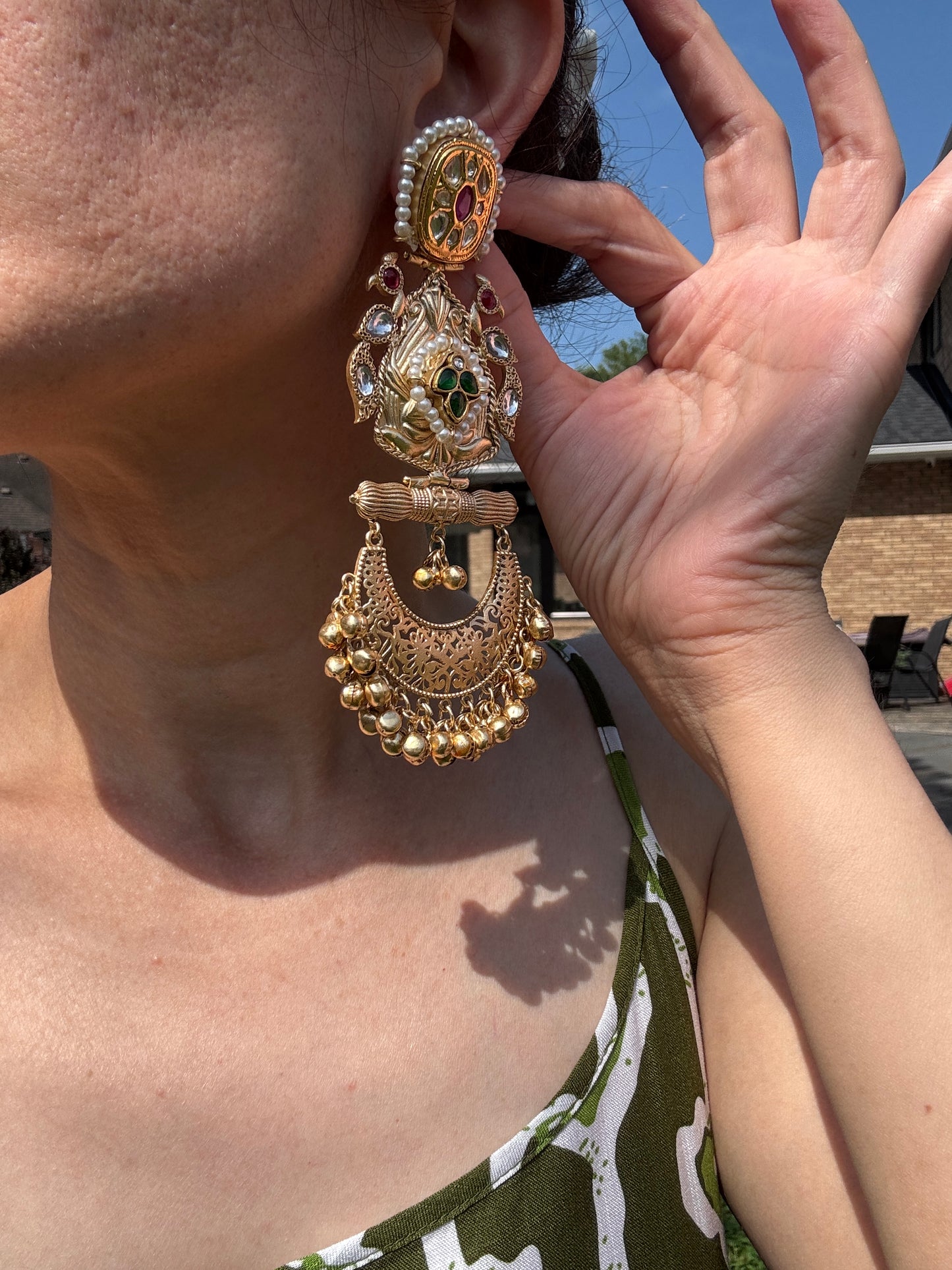Amrapali inspired boho earrings