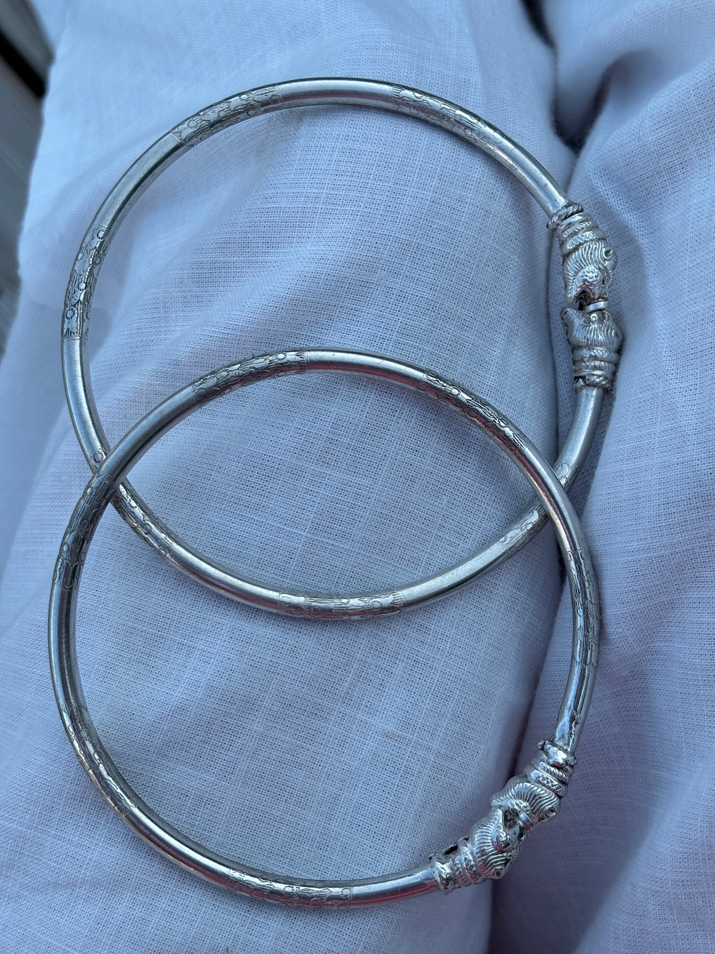 Vintage Silver Anklets